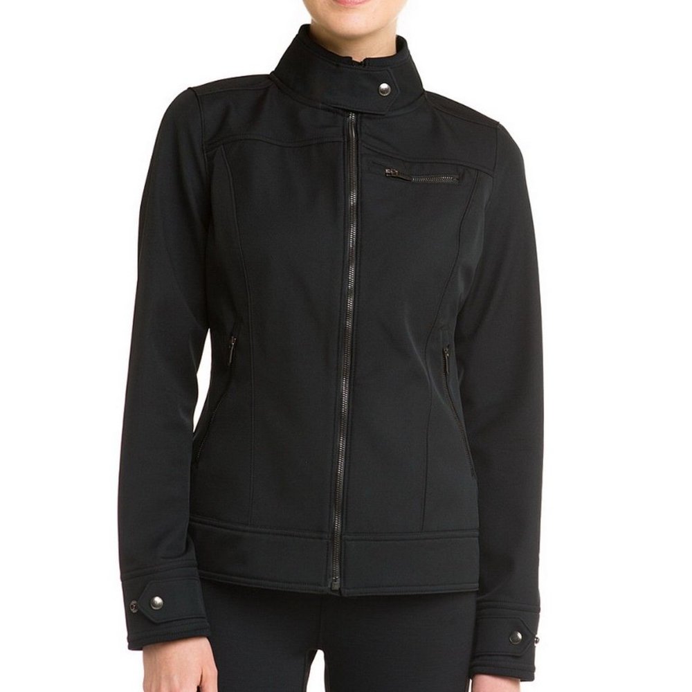 NWT Mountain Hardwear Beemer Moto Softshell Jacket Black XS